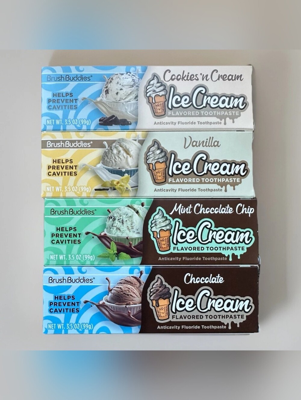 Ice Cream Toothpaste Choose 1